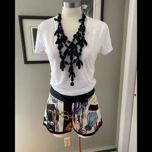 DIANE Von FURSTENBERG KEY PRINT SHORTS